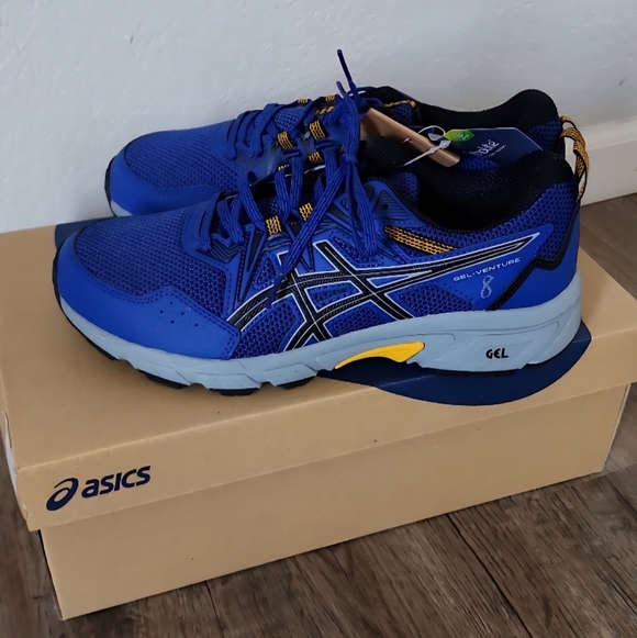 ASICS GEL-Venture 8 4E EXTRA WIDE Monaco Blue Black Men’s 8.5 NIB